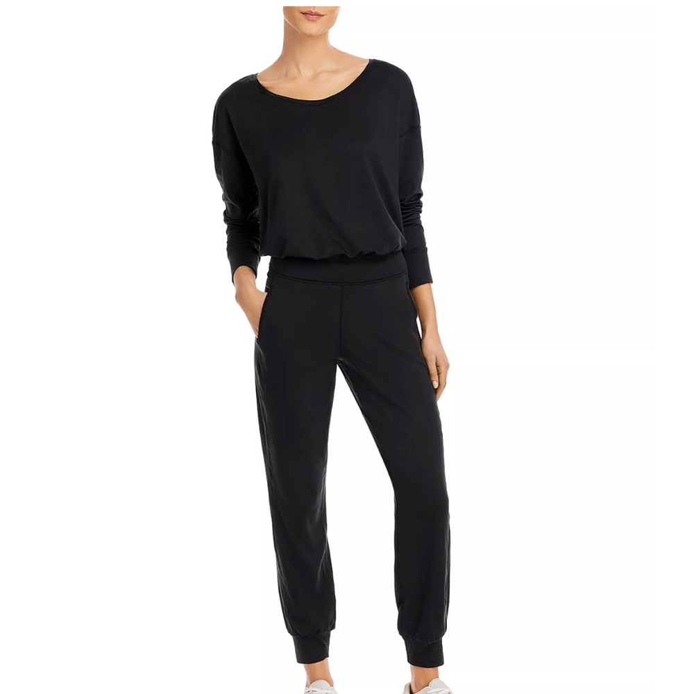 NWT Sweaty Betty Gary Long Sleeve Jumpsuit Black XL